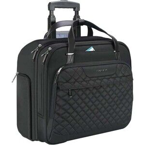 EMPSIGN Rolling Bag w Wheels Briefcase Women Fits Up to 15.6" Laptop RFID Pocket